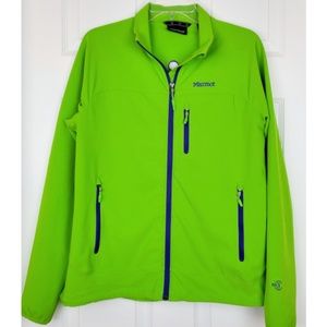 Marmot green full zipper jacket size L